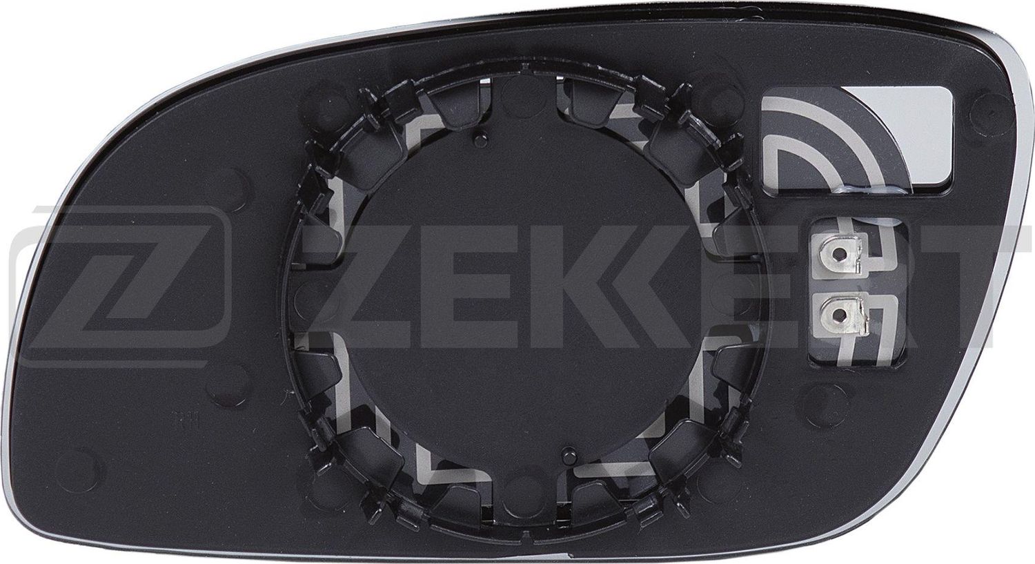 Зеркальное стекло бокового зеркала Zekkert. Артикул SP-1201