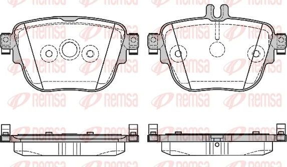 Тормозные колодки Remsa. Артикул 1792.00