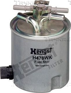 Топливный фильтр Hengst для Renault Logan II 2007-2026. Артикул H478WK