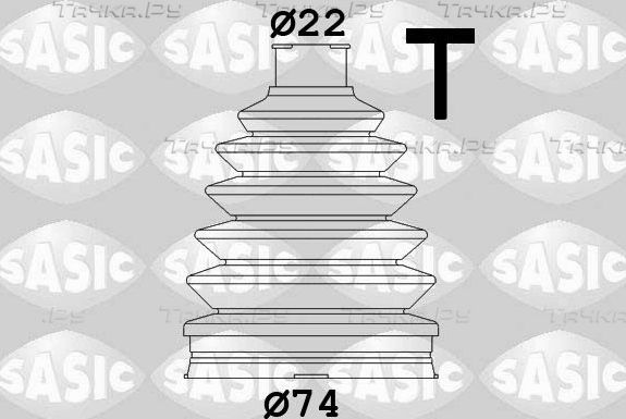 Пыльник шруса (комплект) Sasic (термопласт) передний для Citroen C3 Picasso I 2012-2017. Артикул 1904008