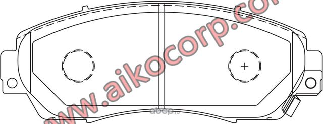 Колодки HONDA CR-V (2006-) передние (Aiko). Артикул PF8802