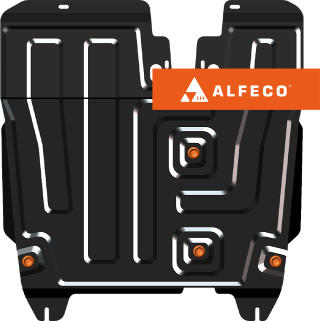 Защита Alfeco для картера и КПП Chery Fora A5 2006-2010. Артикул ALF.02.02