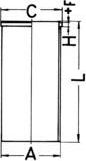 Гильза цилиндра Kolbenschmidt. Артикул 89451110