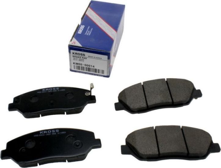 КОЛОДКИ ТОРМОЗНЫЕ ПЕРЕДНИЕ (Kross). Артикул KM0500014