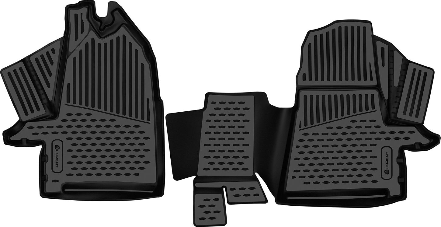 Коврики Element для салона передние Ford Transit фургон 2024-2026. Артикул ELEMENT3DAN0942210.F