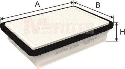 Воздушный фильтр MFilter для Kia Ceed III 2018-2026. Артикул K 7164