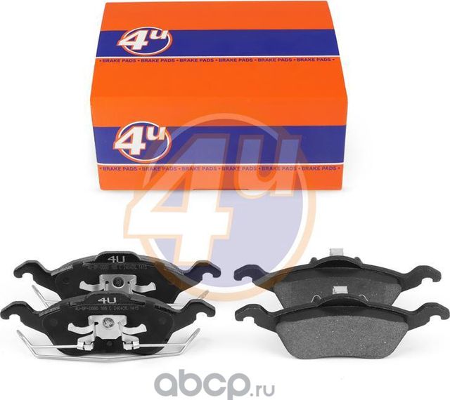 КОЛОДКИ ПЕР FORD FOCUS I (DAW, DBW) (4U). Артикул 4UBP0080