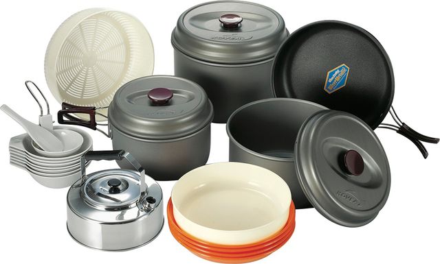 Набор посуды Kovea Hard 78 на 7-8 персон. Артикул KSK-WH78