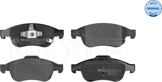 Тормозные колодки Meyle Original передние для Jeep Renegade I 2014-2026. Артикул 025 245 3819