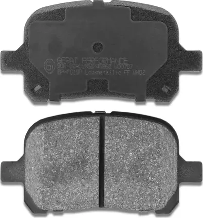 Тормозные колодки Gerat BP-F015P (передние) Low-metalic Gerat. Артикул BPF015P