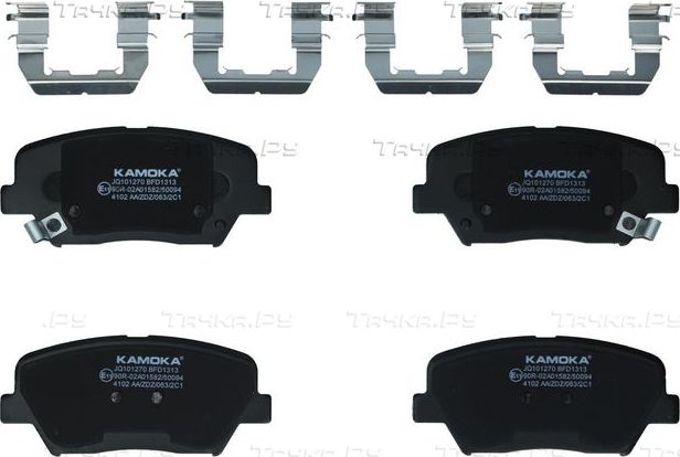 Тормозные колодки Kamoka передние для Kia Proceed II 2013-2026. Артикул JQ101270