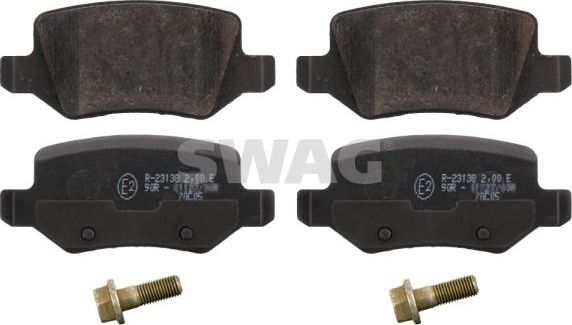 Тормозные колодки SWAG. Артикул 10 91 6525