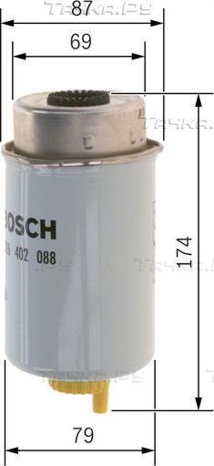 Топливный фильтр Bosch. Артикул F 026 402 088