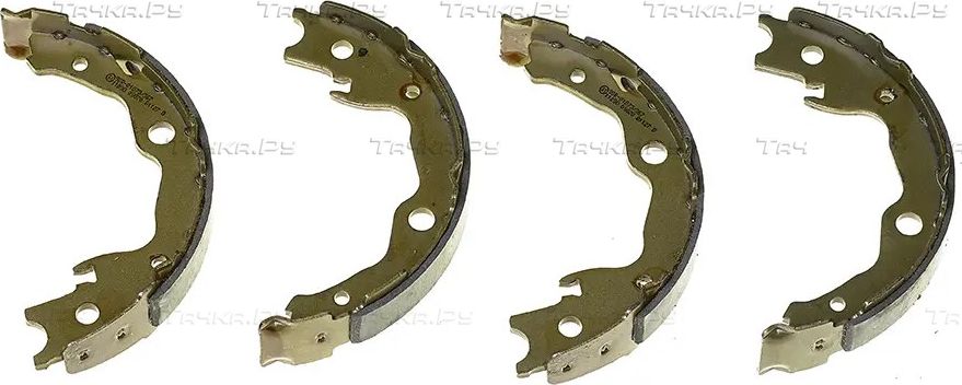Тормозные колодки (стояночная тормозная система) Brembo ESSENTIAL LINE задние для Renault Koleos I 2008-2016. Артикул S 56 545
