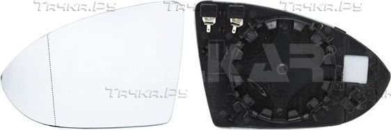 Зеркальное стекло бокового зеркала Alkar левое для Volkswagen Golf VII 2012-2026. Артикул 6471138