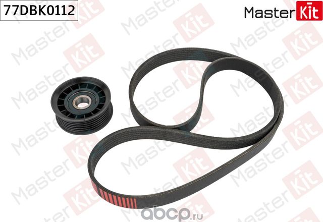 77DBK0112 Комплект ремня приводного Ford FOCUS II (DB_  FCH  DH) 2005 - (Master KIT). Артикул 77dbk0112