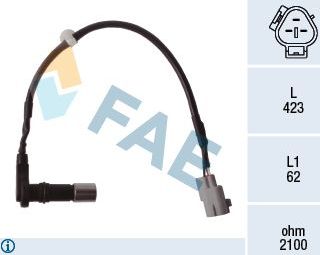 Датчик положения коленвала FAE. Артикул 79532