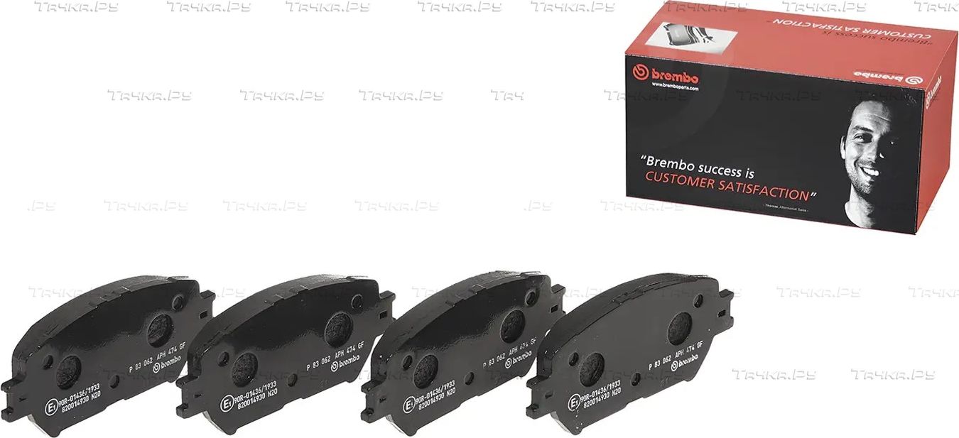 Тормозные колодки Brembo PRIME LINE для Lexus ES III 2001-2006. Артикул P 83 062
