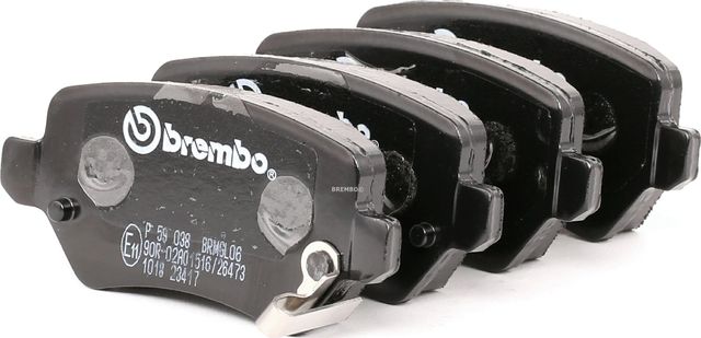 Тормозные колодки Brembo задние для Opel Astra H 2004-2014. Артикул P 59 038