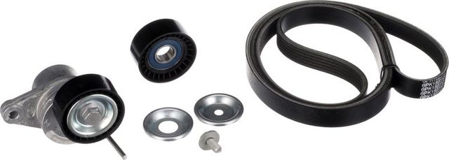 Приводной ремень поликлиновой с роликами (комплект) Gates Micro-V® Kit UNIQUE FIT для Dacia Logan II 2009-2026. Артикул K016PK1823XS