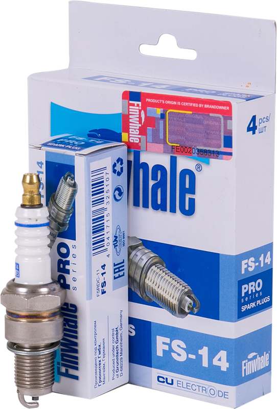 Свеча зажигания Finwhale. Артикул FS14