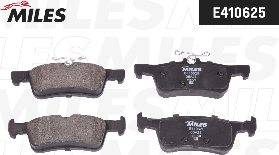 Тормозные колодки Miles (Low-Metallic). Артикул E410625