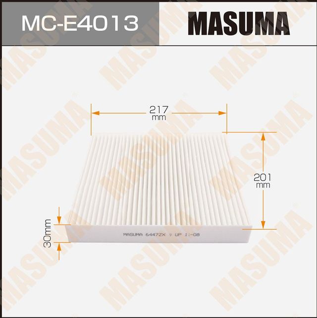 Салонный фильтр Masuma. Артикул MC-E4013
