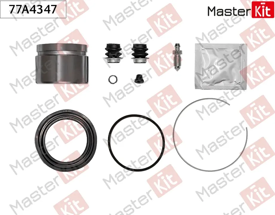 77A4347 Ремкомплект тормозного суппорта+поршень Toyota HIACE V Фургон (TRH2_  KDH2_) 2004 - (Master KIT). Артикул 77a4347