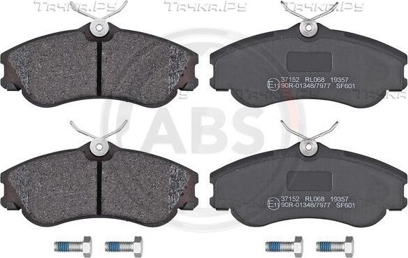 Тормозные колодки ABS передние для Peugeot Partner Origin 2008-2015. Артикул 37152