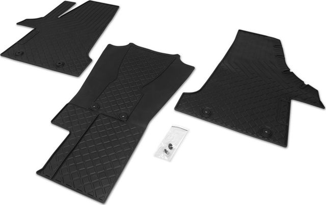 Коврики Rival для салона литьевые передние Volkswagen Multivan T6 минивэн (2 места) 2015-2020. Артикул 65813002