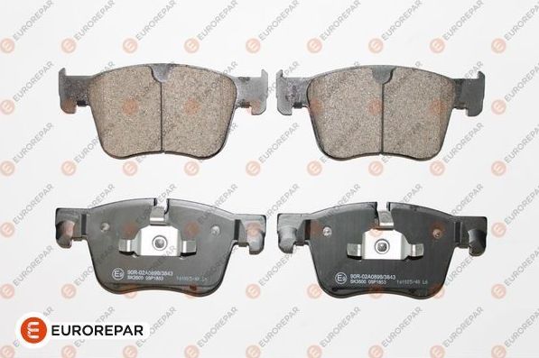 Тормозные колодки Eurorepar передние для Citroen C4 Picasso II 2014-2018. Артикул 1619791180
