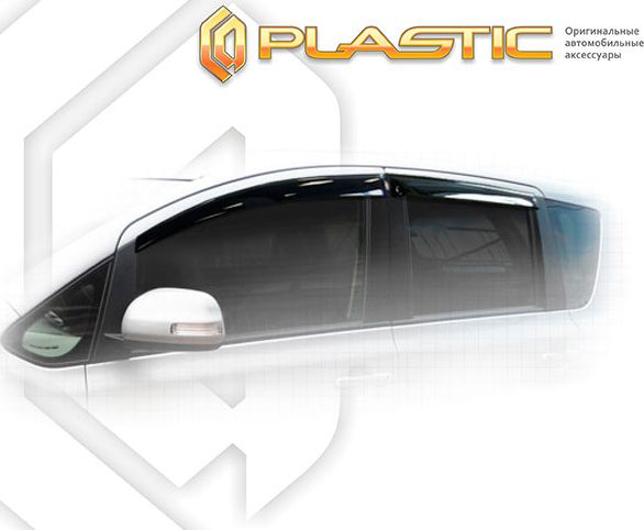 Дефлекторы СА Пластик для окон (Classic полупрозрачный) Toyota Ractis  2005-2010. Артикул 2010030303963