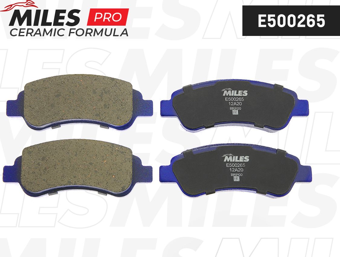 Тормозные колодки Miles (Керамика). Артикул E500265