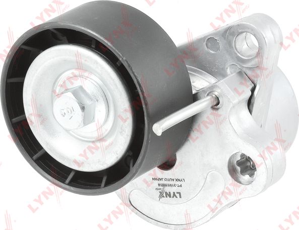 Натяжной ролик (натяжитель) приводного клинового зубчатого ремня LYNXauto. Артикул PT-3191