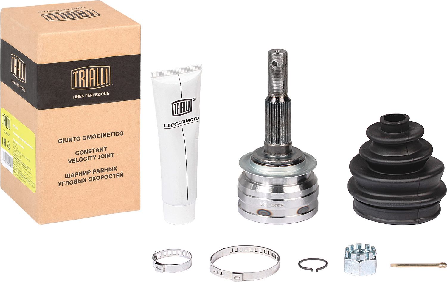 Шрус внутренний (граната) Trialli передний для Daewoo Nexia I 2008-2016. Артикул GO 0544