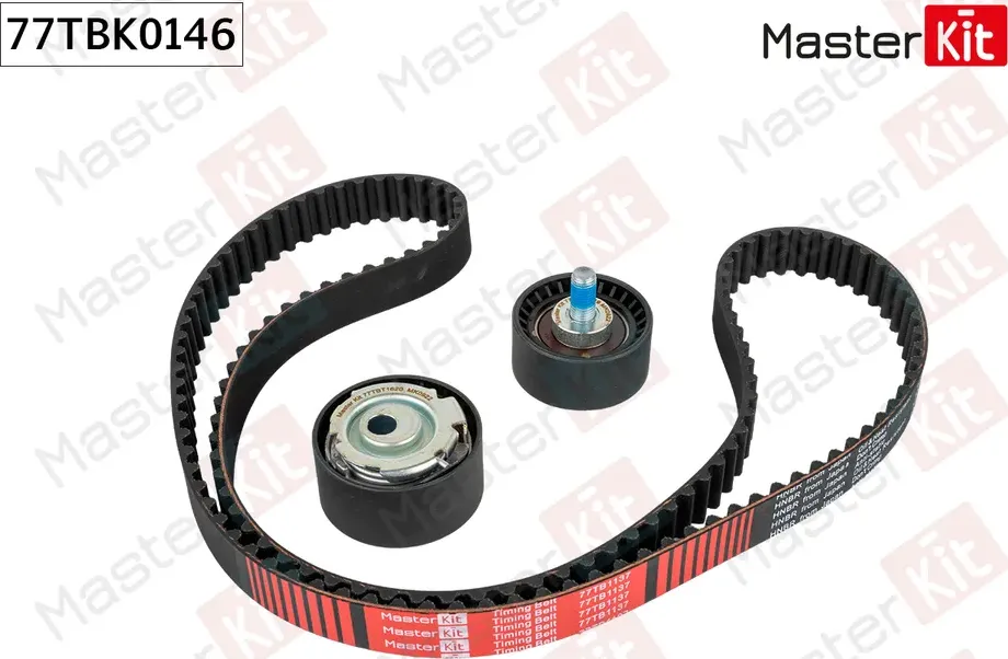77TBK0146 Комплект ремня ГРМ LADA GRANTA (2190) 2011 - (Master KIT). Артикул 77tbk0146