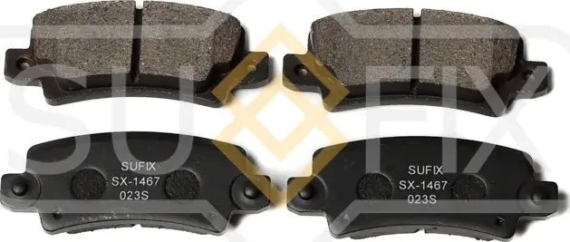 Колодки тормозные дисковые | зад прав/лев | (Sufix). Артикул SX-1467