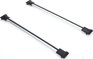 Багажные поперечины для рейлингов X-Craft Siamond V1 для Ford Tourneo Custom 2013-2025 Серебристые. Артикул 12.SIAM.05.13.A1.G