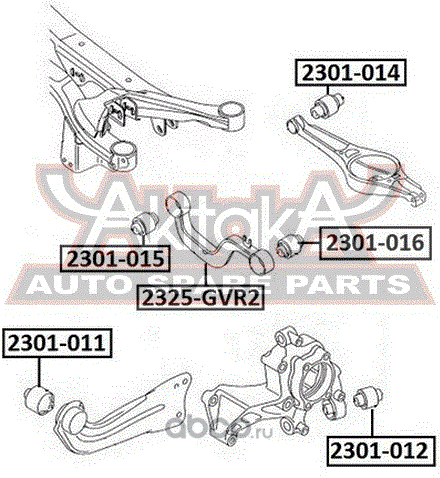 САЙЛЕНТБЛОК (Asva). Артикул 2301016