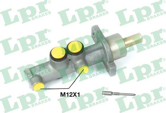 Тормозной цилиндр главный LPR (алюминий) для Peugeot 1007 2005-2011. Артикул 1294