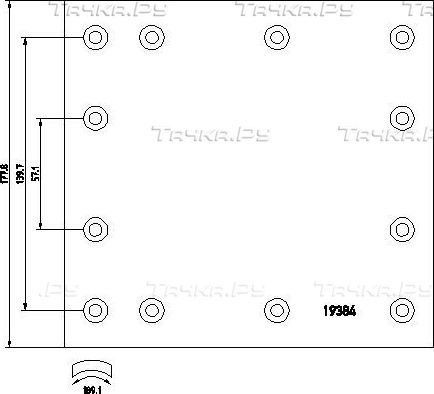 Тормозные накладки Textar. Артикул 1938404