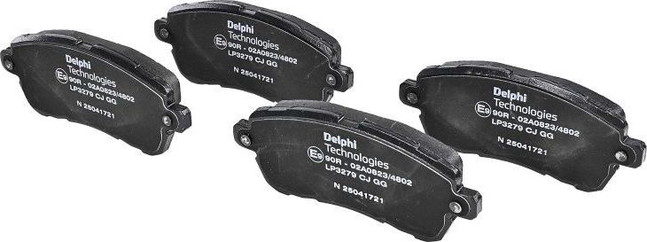 Тормозные колодки Delphi (Low-Metallic). Артикул LP3279