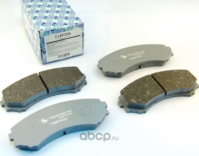 Дисковые тормозные колодки (Trustauto). Артикул TABP2026