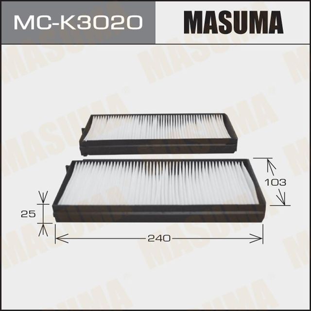 Салонный фильтр Masuma. Артикул MC-K3020