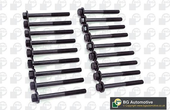 Комплект болтов ГБЦ BGA для Isuzu D-Max II 2012-2020. Артикул BK4385