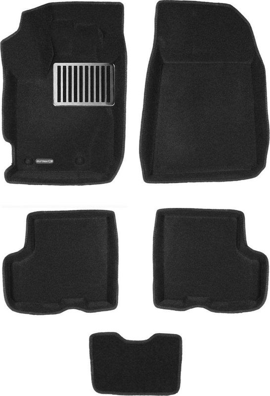 Коврики текстильные Euromat 3D Lux для салона Renault Duster II 2021-2026. Артикул EM3D-004212