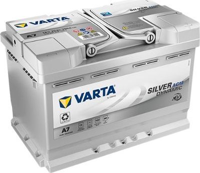 Аккумулятор Varta Silver Dynamic AGM. Артикул 570901076J382