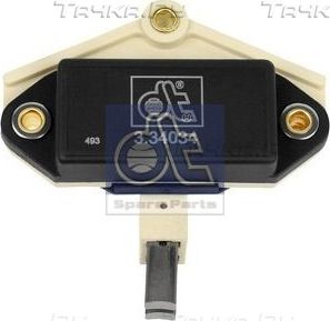Реле-регулятор напряжения генератора DT Spare Parts для MAN NG 1998-2026. Артикул 3.34034