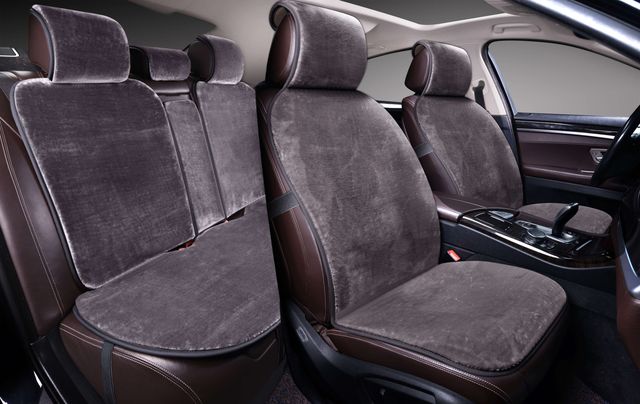 Накидки PSV Mutton искусственный мех 145х55, цвет Светло-серый. Артикул 133481