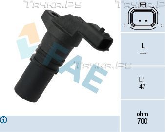 Датчик положения коленвала FAE для Renault Latitude I 2010-2015. Артикул 79318